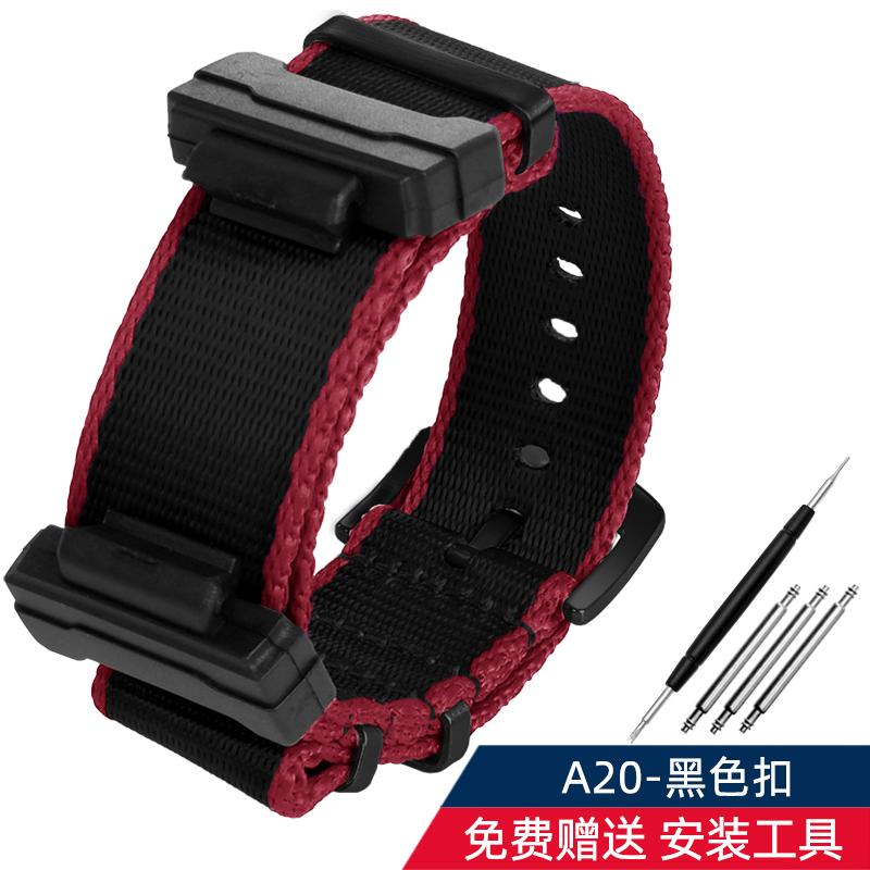 Адаптер 16 мм + Нейлоновый ремешок для Casio Gshock GA120 GA100 5600 GWM5610 DW6600 Аксессуары для ремешка часов