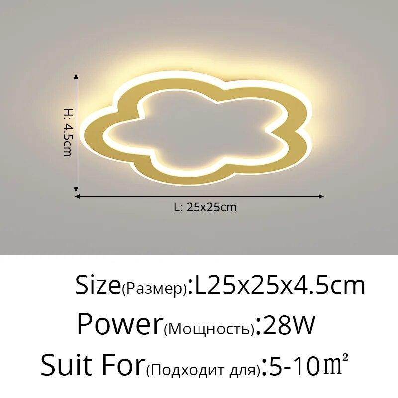 Simple Round Aisle Lamp Ceiling LED Lamp Dia 25cm Mounted Creative Kitchen Ceiling Lights Square Ceiling Lamp For Home Indoor