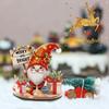 Рождественские мультяшные деревянные сборные украшения DIY Детские праздничные подарки Трехмерные картины украшения Рождественские настольные украшения