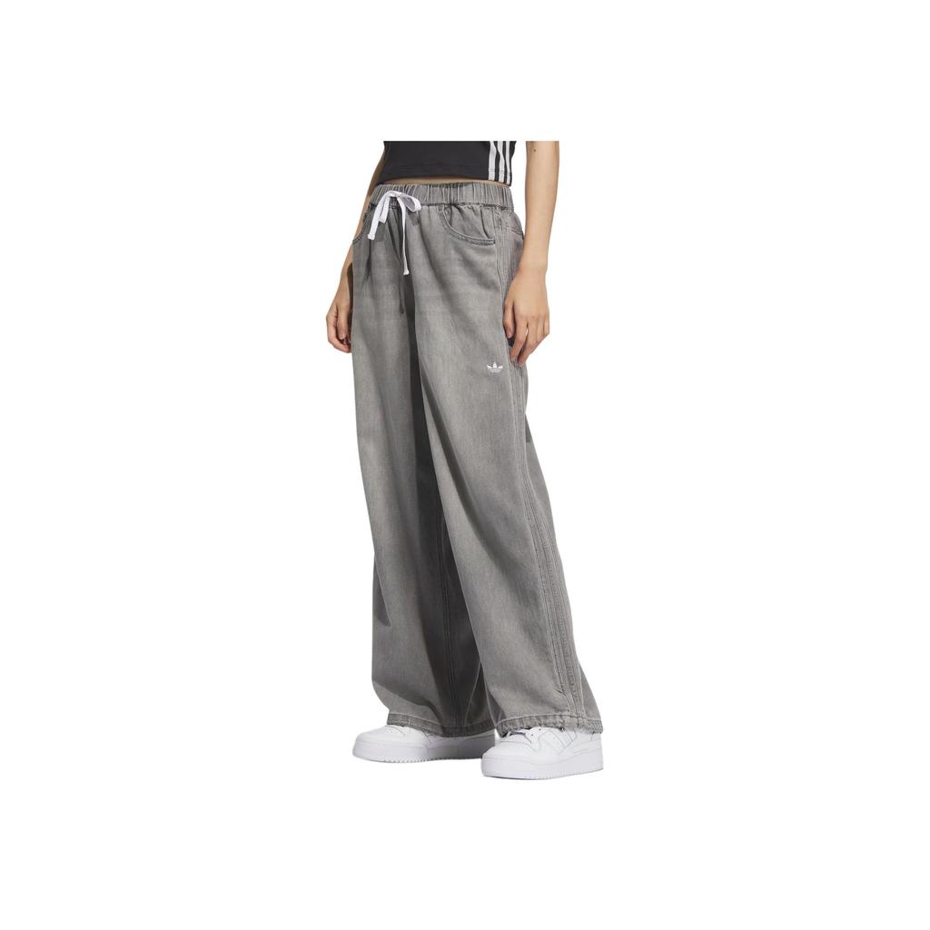 Adidas Оригинальные джоггеры SS25 из мягкого денима с регулировкой Женские джоггеры KC5839
