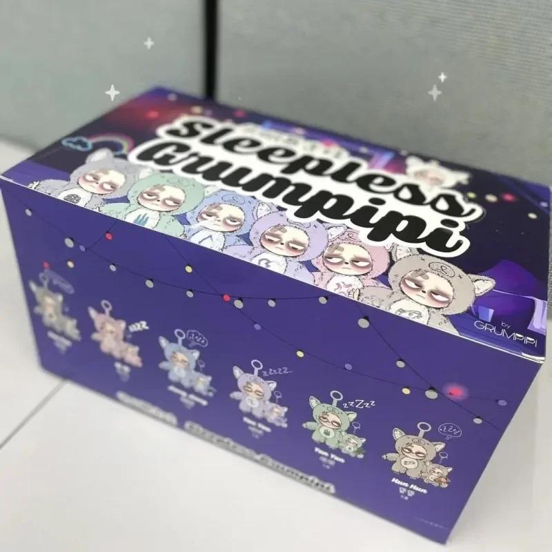 New Sleepless Grumpipi Snowlight 2 Series Blind Box Vinyl Face Doll Trendy Decor Macaron Color Bag Collection Model Toy