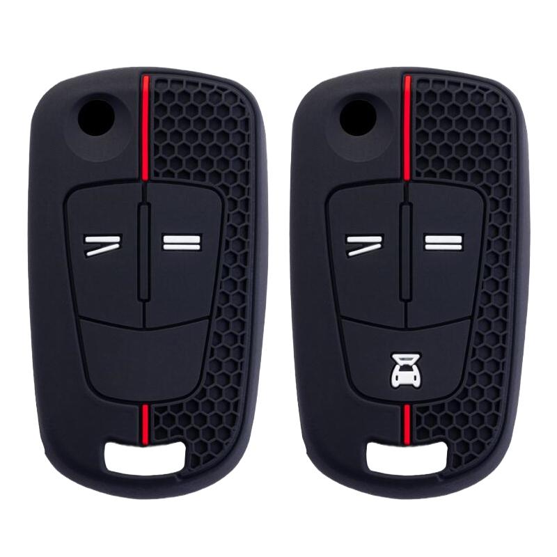 S Новый силиконовый чехол для автомобильного ключа для Opel Vauxhall Astra H Corsa D Vectra C Zafira Astra Vectra Signum 2/3 кнопки