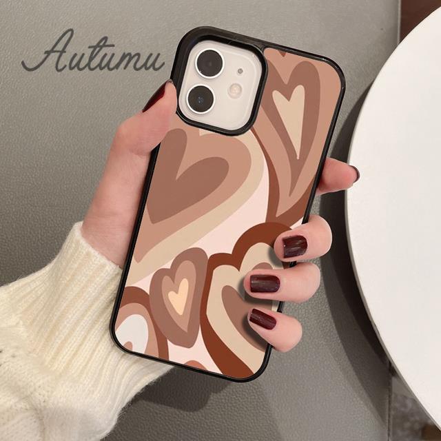 Чехол для телефона Swirl Hearts для iPhone 11 12 13 14 Pro Max mini X XR XS SE 2020 5 6S 7 8 Plus Samsung Galaxy S21 S22 Cover shell