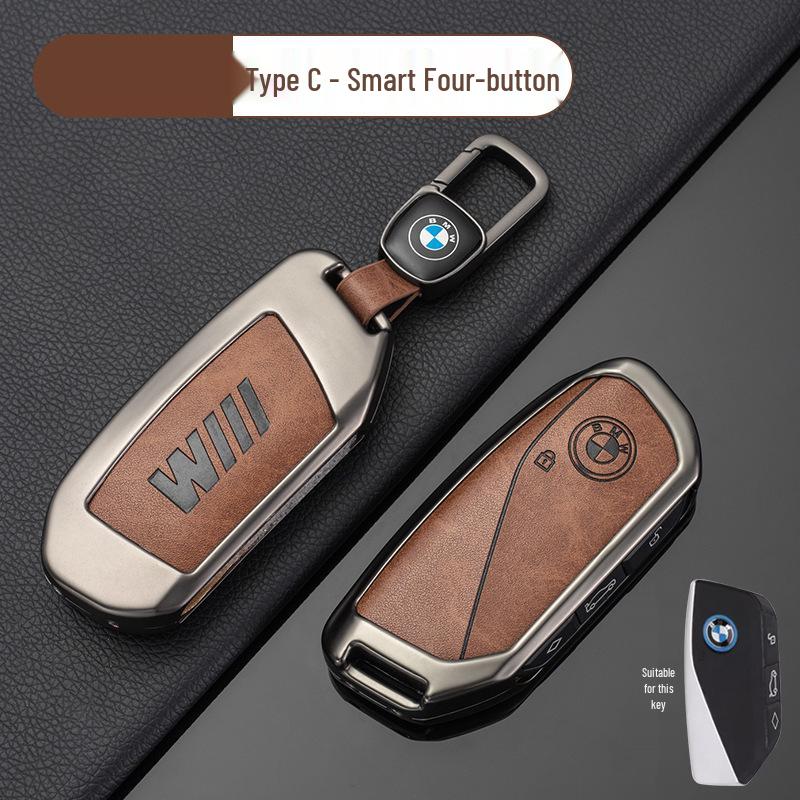 Новый чехол для ключей электромобиля BMW MINI 2025 года для Cooper JCW - Унисекс Защитный корпус и пряжка