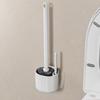 Wall Mounted Toilet Brush Set Durable Toilet Scrubber No Dead Corners Cleaning Brush  Bathroom