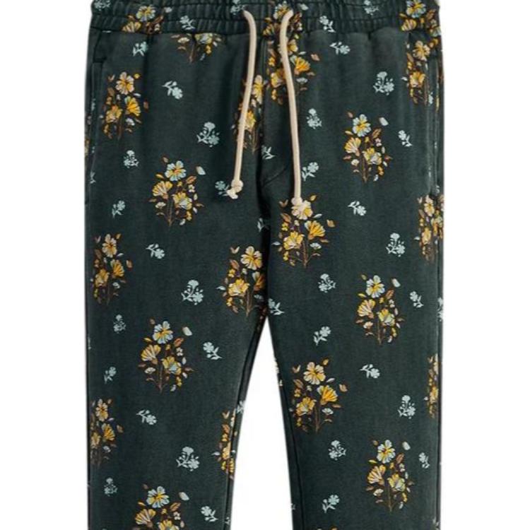 Kith Спортивные штаны Begonia Floral Williams I Stadium унисекс, зеленые KHM060084-302