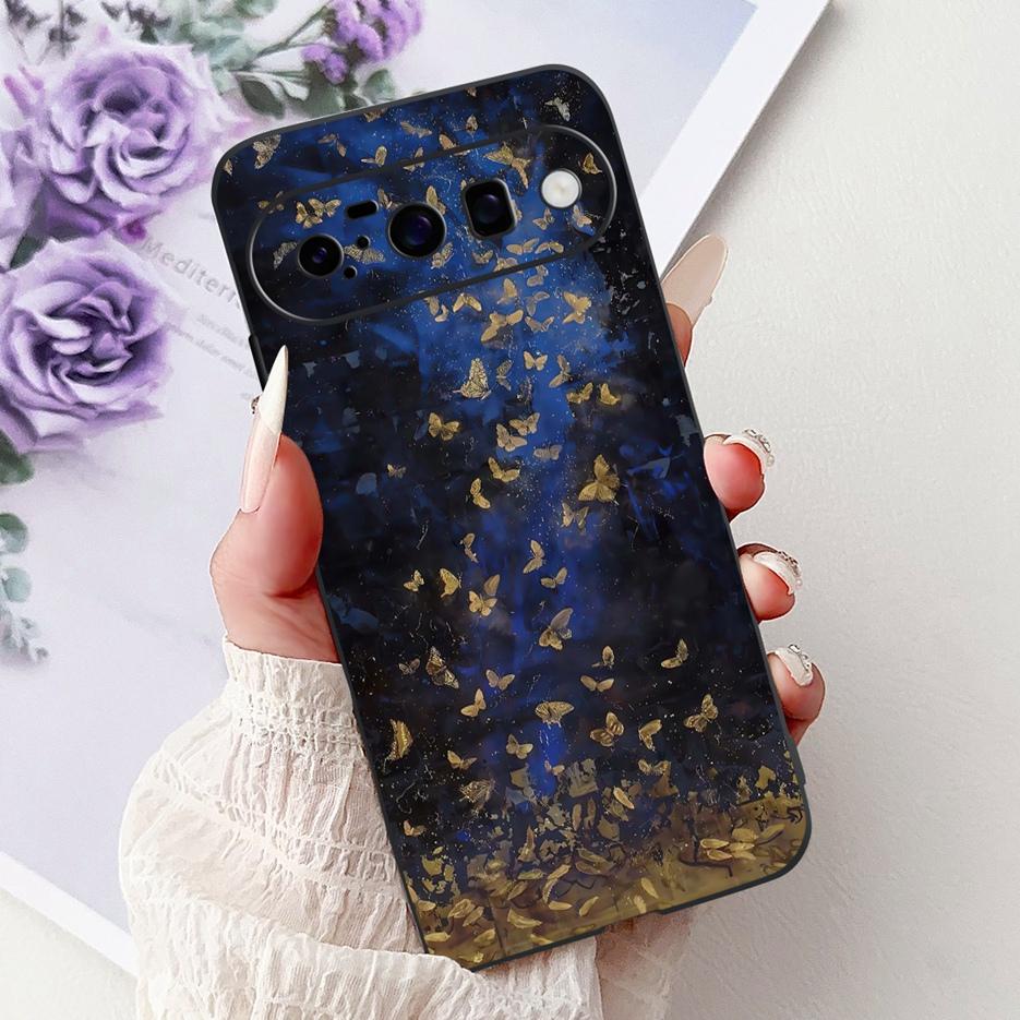 Для Google Pixel 10 Pro XL Чехол Роскошный Модный Расписной Чехол Мягкий ТПУ Чехол для Телефона Для Google Pixel 10 Pixel10 Pro Задняя Крышка Сумки