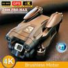 Новинка 2024 года Z908 Pro MAX Дрон 4K HD Профессиональный ESC Двойная камера Оптическое позиционирование потока Ветрозащитный 2,4G Wi-Fi Квадрокоптер для предотвращения препятствий