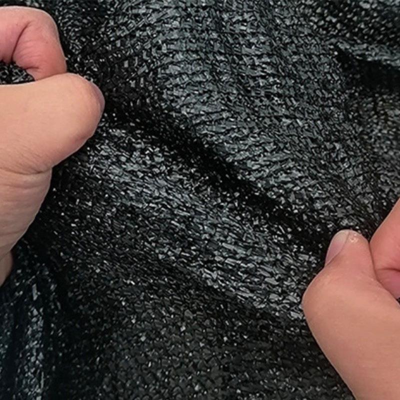 Утолщенная черная солнцезащитная сетка для балкона, крыши, двора и сада для охлаждения и теплоизоляции