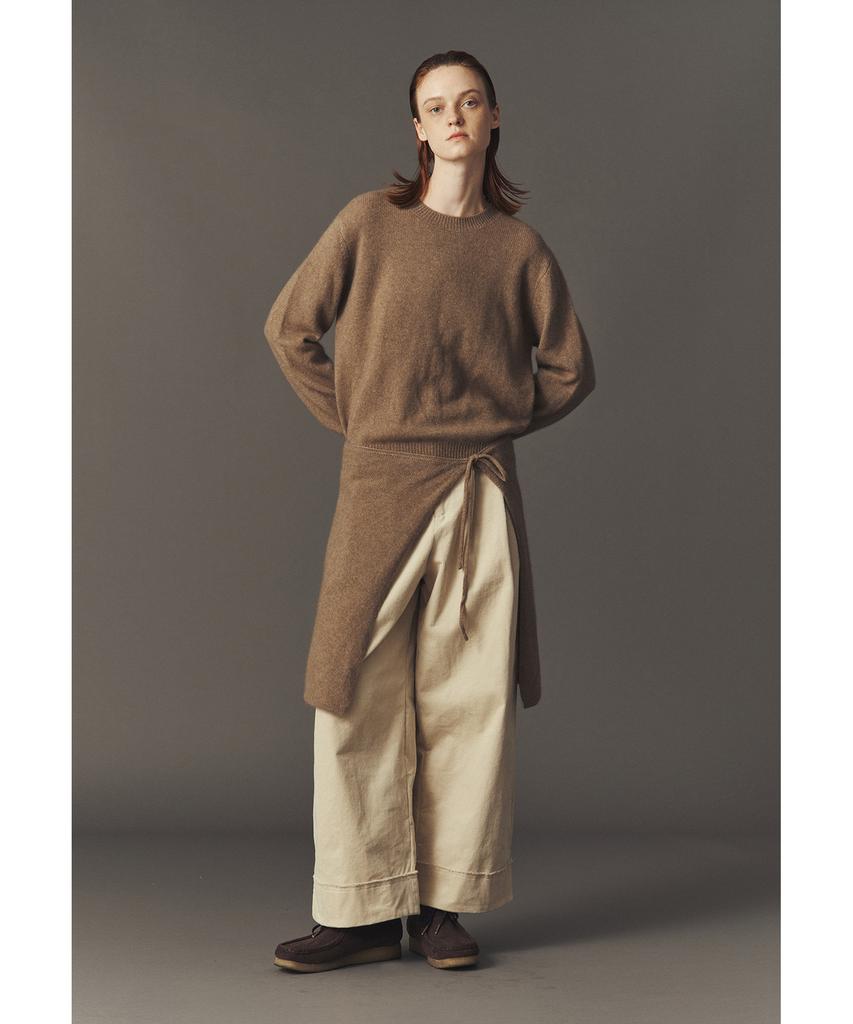 AHWE Corduroy Tucked Pants_Cream