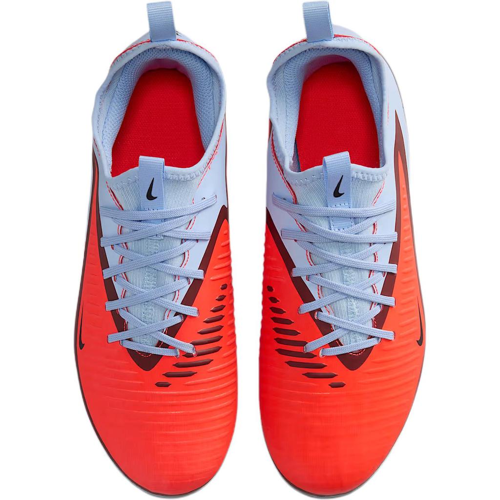 Nike Phantom 6 Low Academy MG GS Royal Tint Black Kids Cleats Blue Bright-Crimson HM9203-400