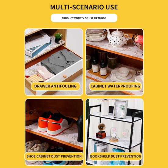 Водонепроницаемый вкладыш для ящика для кухни, вкладыш для полки шкафа из ЭВА, нескользящий вкладыш для холодильника