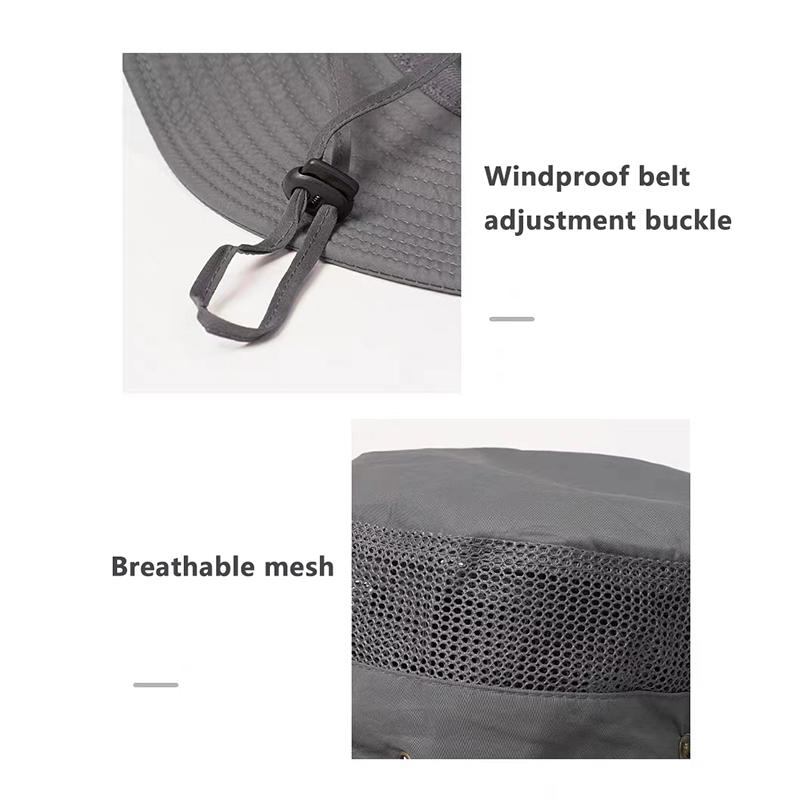 1 Piece Western Cowboy Hat For Women Men-Proof Hat Outdoor Fishing Camping Alpine Cap Summer Uv Bucket Hat