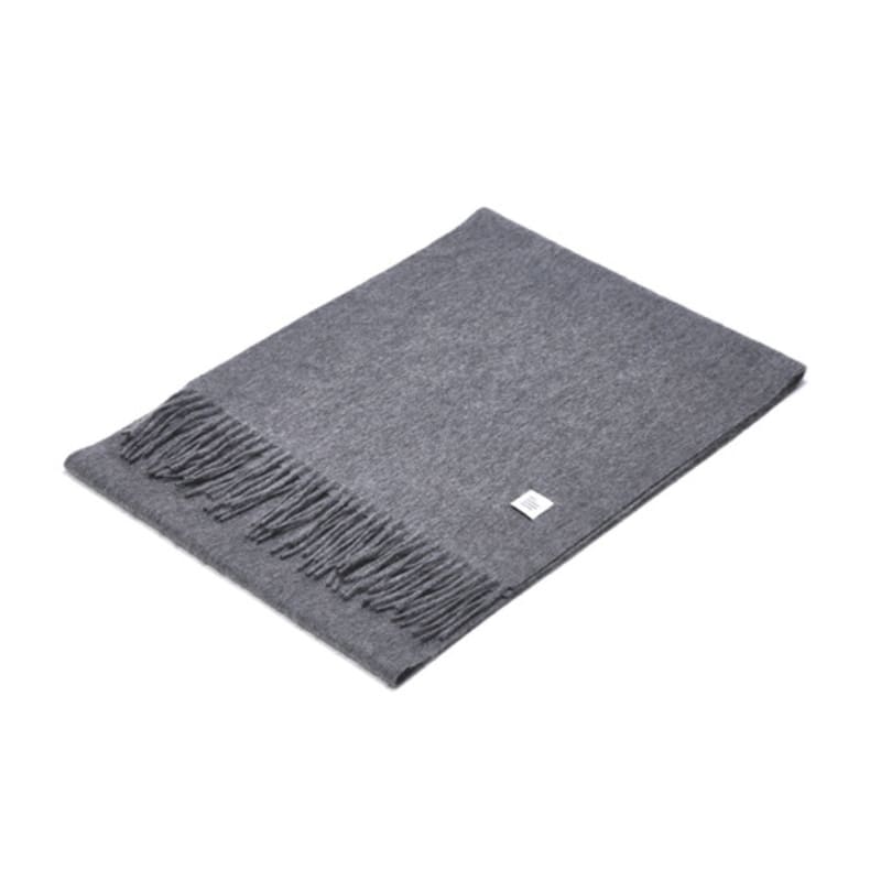 Velsey Classic 100 Cashmere Muffler [GREY]