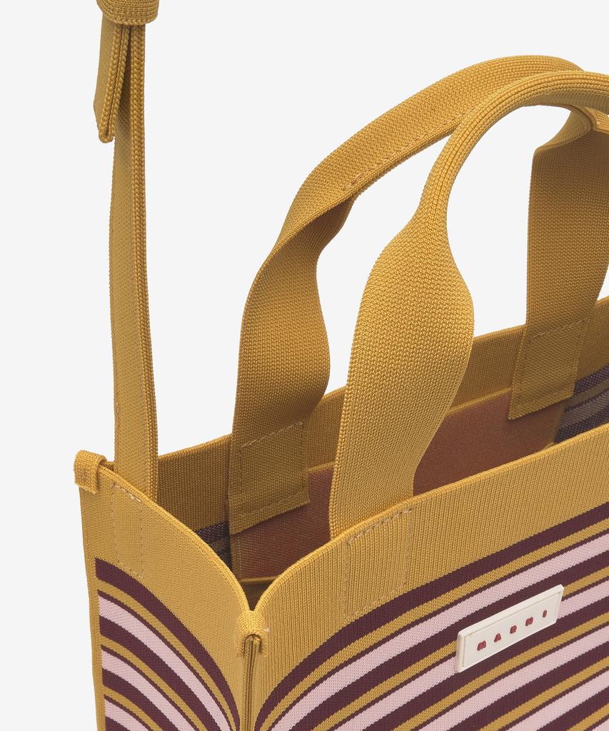 Marni Striped Jacquard Knit Shopper Bag - Multicolor / Shmp0083Q1P6485Zo729