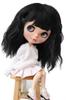 Linfairy Inch Doll Long Wig Curl 69 9-10 (Black)
