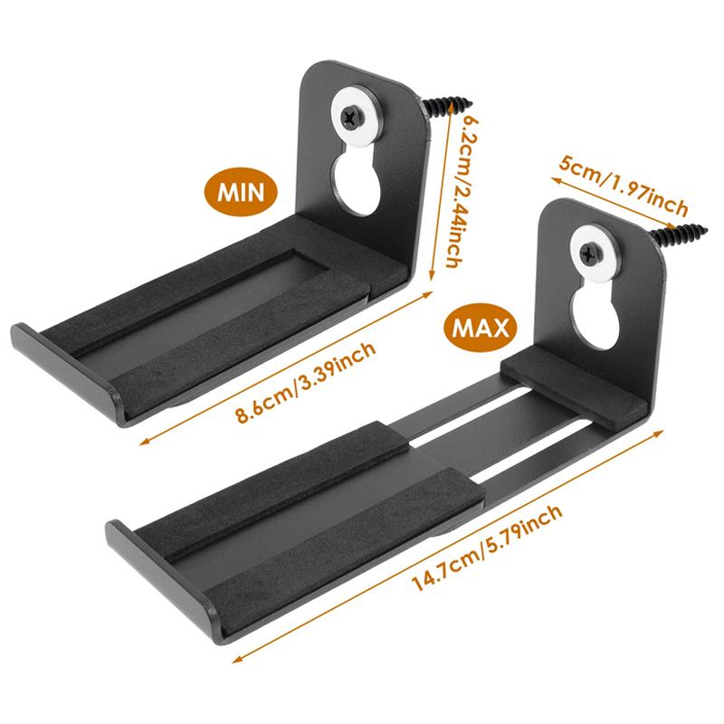 1 шт. Защита Универсальный Кронштейн для Саундбара Регулируемое Настенное Крепление Нескользящая Глубина Рука Саундбар Упрощает Крепления для Саундбара
