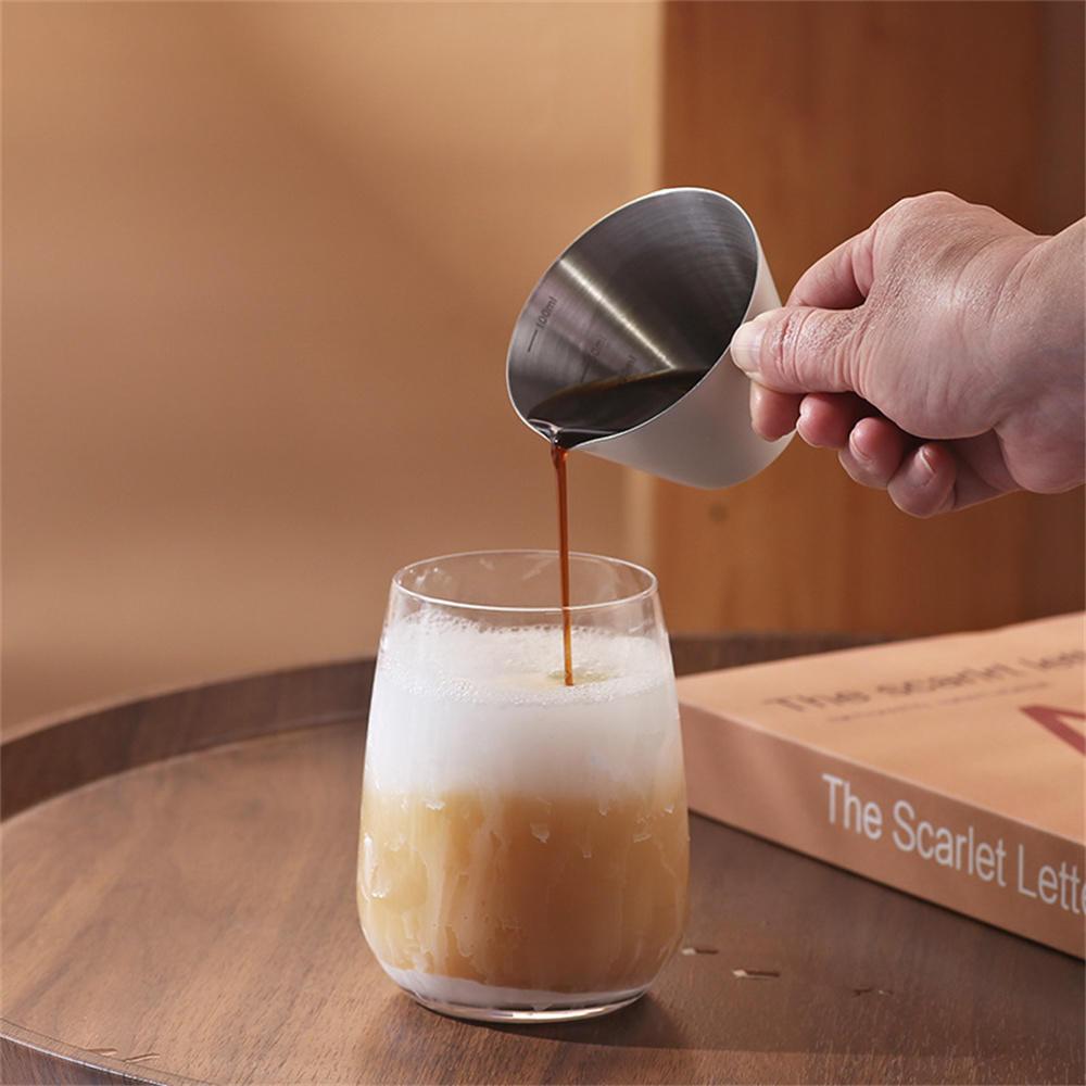 Kitchen Tool Espresso Shot Cup 304 Stainless Steel Measure Mug Durable Coffee Measuring Cup