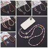 Beads Crossbody Phone Strap Candy Color Phone Neck Straps Mobile Phone Lanyard  Phone Case Hanging