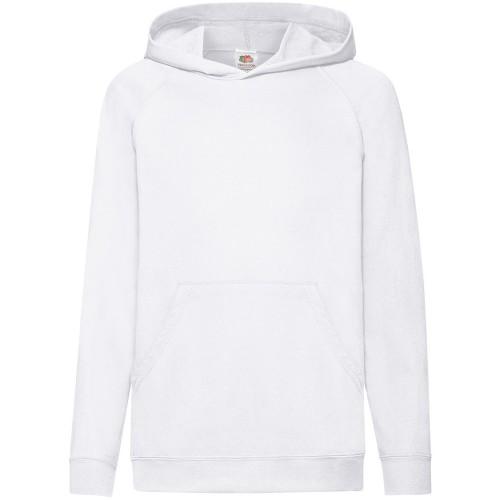 FRUIT OF THE LOOM Детская легкая толстовка с капюшоном унисекс / толстовка с капюшоном