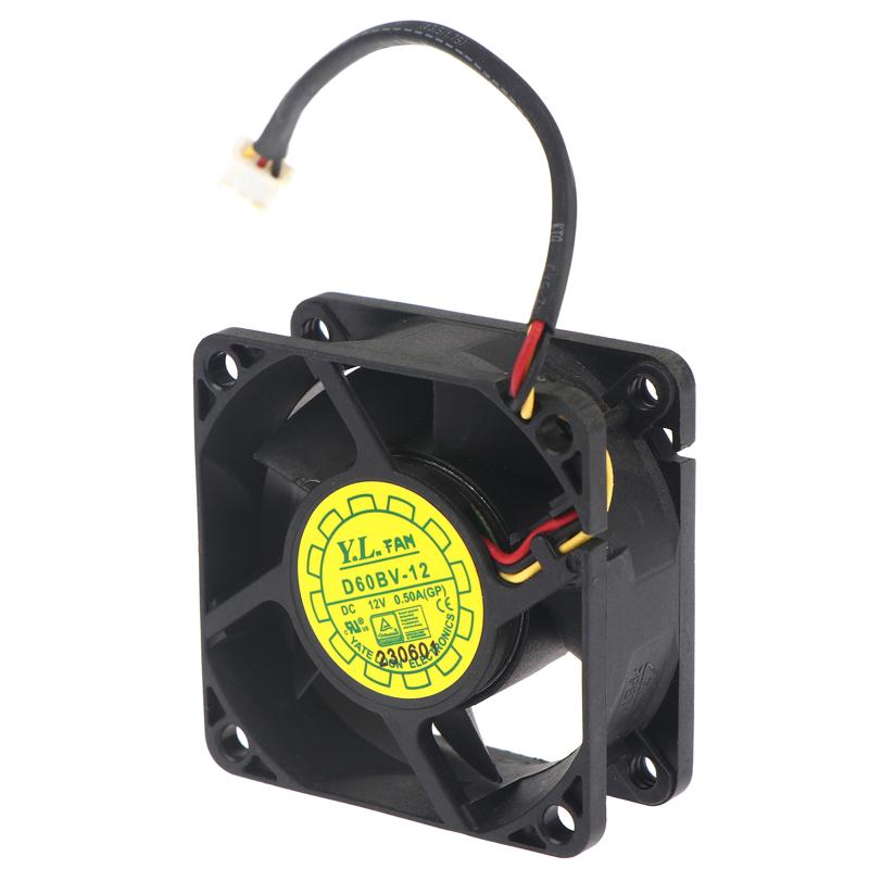 1/3/5 шт. Новый вентилятор охлаждения процессора D60Bv-12 6025 12V 0.50A Серверный вентилятор с большим воздушным потоком 6 см 6025 60*60*25 мм