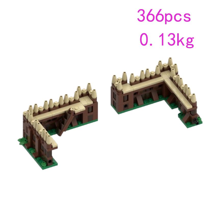 Товар MOC-223085 216945 Замок DIY Сборка из Мелких Деталей Строительные Блоки Головоломка Модель Набор Подарков Украшение