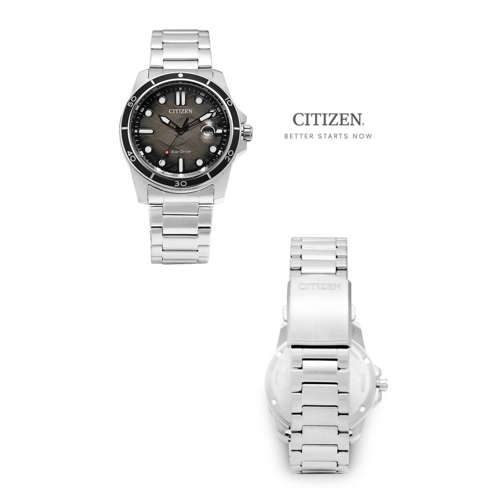 Citizen Aw1816 89e Мужские металлические часы для дайвинга