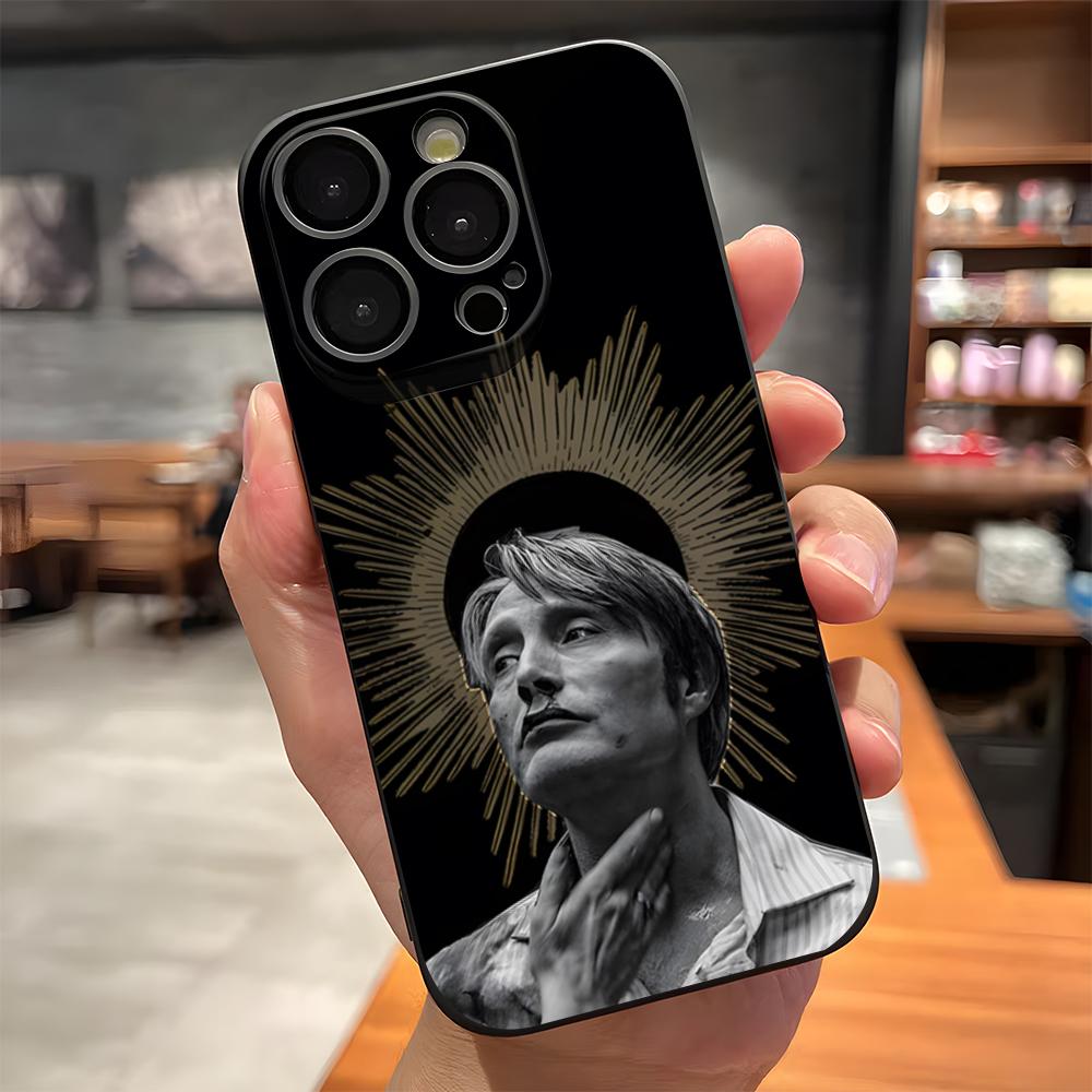 Чехол для телефона с изображением сериала ужасов Ганнибал Для IPhone 17 Pro Max 15 Pro 16 14 Plus 12 13 Mini 11 Pro Ударопрочный Мягкий Чехол