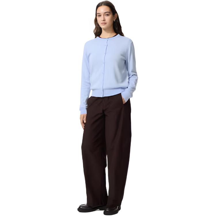 Uniqlo SS26 Однотонный Мягкий Кардиган на Пуговицах Женские Топы 482977-60
