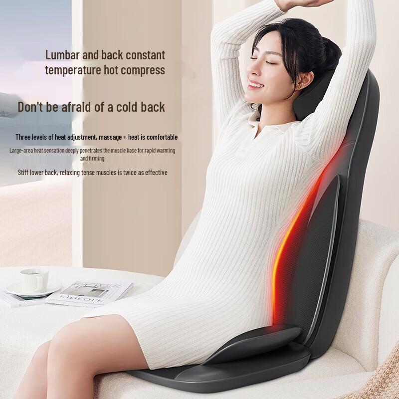 CHIGO 3D Lumbar & Back Massager with Heat CN plug (adapter included)