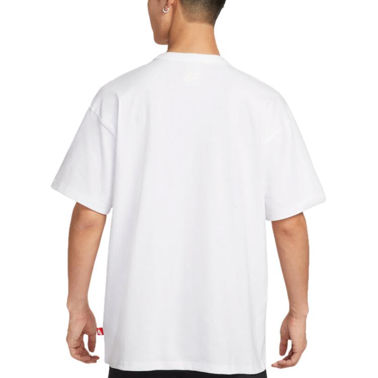Nike Футболки Мужские Белые С Круглым Вырезом Средней Посадки IH9271-100