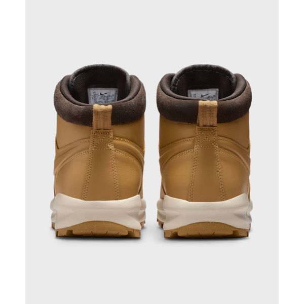Nike Manoa Leather Haystack Мужские кроссовки Коричнево-бежевый Велюрово-коричневый Березовый HF7095-700
