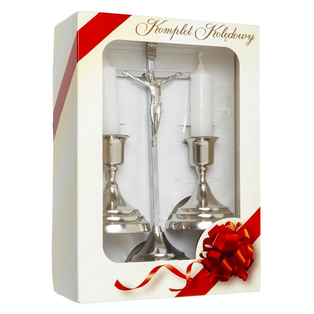 Traditional Silver Christmas Carol Set 22