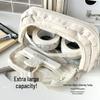 Многослойная пеналь-органайзер Off-White Pacha большого объема для учеников средней школы