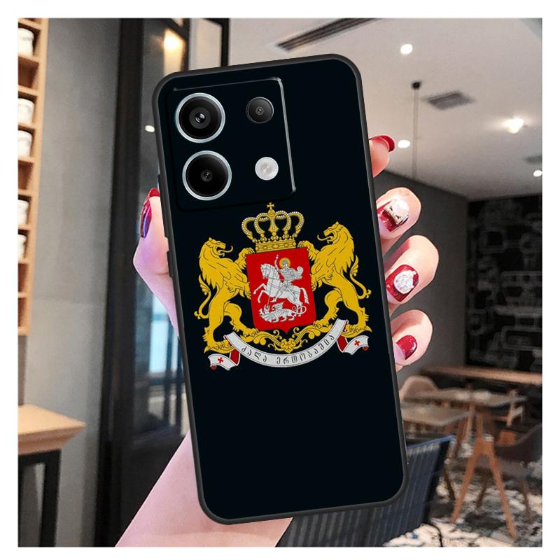 Чехол с флагом Грузии для Xiaomi Redmi 12 13 C 9C 10C Redmi Note 13 Pro 9 10 11 12 9S 10S 11S 12S Задняя крышка