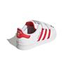 Adidas Оригинальные Superstar Cf Удобная повседневная носка Прочные низкие кроссовки для ходьбы Детская обувь Белый Красный GV8863