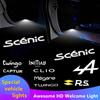 LED For Clio Captur twingo megane A CLIO INITIALE RS GT Sport MK2 MK3 MK4 MK5 Car Door Courtesy Light Projector Welcome Lamps