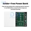 Набор для сборки Power Bank Корпус для аккумуляторов 18650 Без пайки ИБП Регулируемое напряжение Для оптического модема роутера NAS Долговечный Стабильный