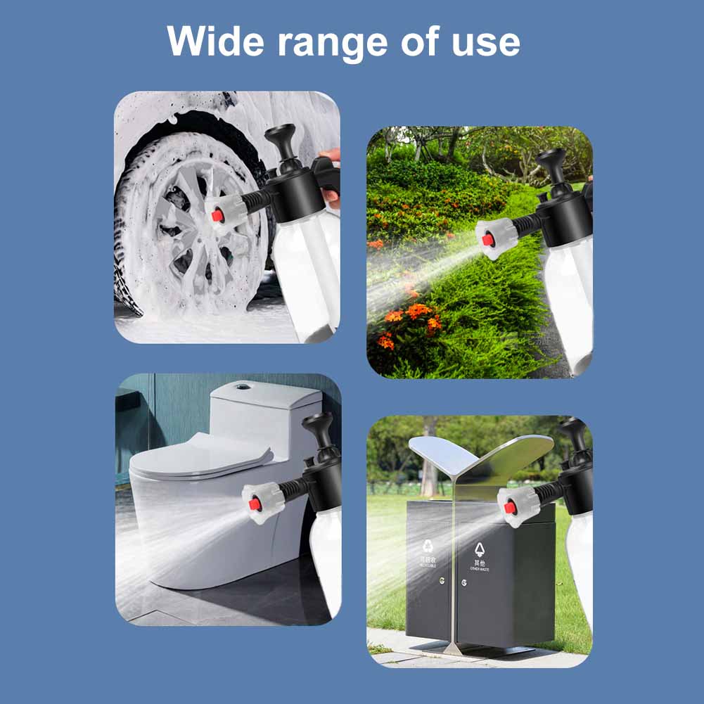 Пеногенератор Мойка автомобиля Лейка Распылитель для чистки автомобиля Автопушка Снежная пена Чистка окон автомобиля Мыльница Автоаксессуары