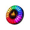 24 светодиодных ламп RGB Sound Control Voice Rhythm Ambient Pickup Lamp для автомобильного диффузора Vent Clip Air Fresheners Fragrance App Con B4x6