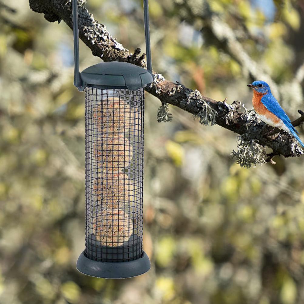 Outdoor Bird Feeder Fat Ball Food Dispenser Wild Bird Hanging Feeder