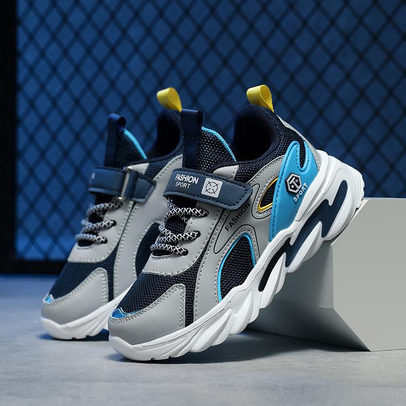 Kid's Autumn Spring Tennis Sports Shoes Boys Girls Students Casual Sneakers Trekking Trainers for Childrens