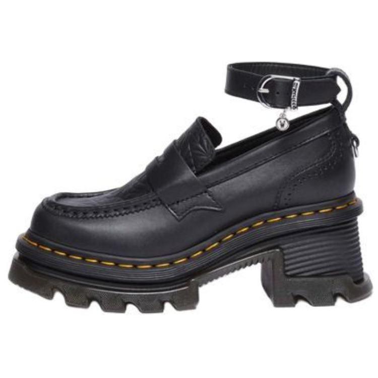 Dr. Martens Martens X Wednesday X Comfortable Versatile Simple Loafers 4.5Cm Women Loafers Black 32222001