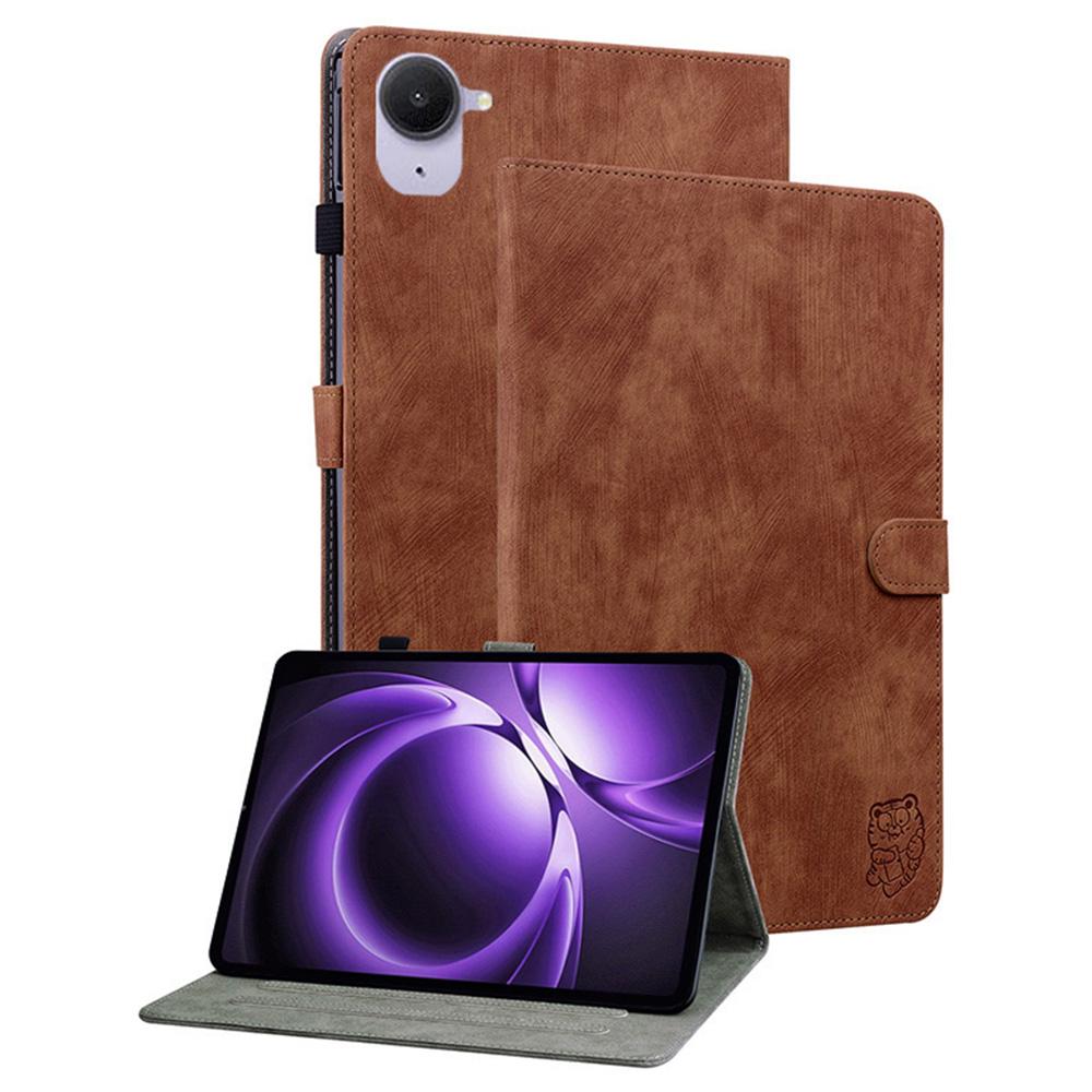 Чехол для Xiaomi Redmi K Pad с тиснением в виде тигра, устойчивый к царапинам, из искусственной кожи, чехол для планшета