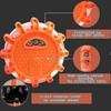 Roadside Emergency LED Flashing Warning Flare Light Kit with Beacon Discs