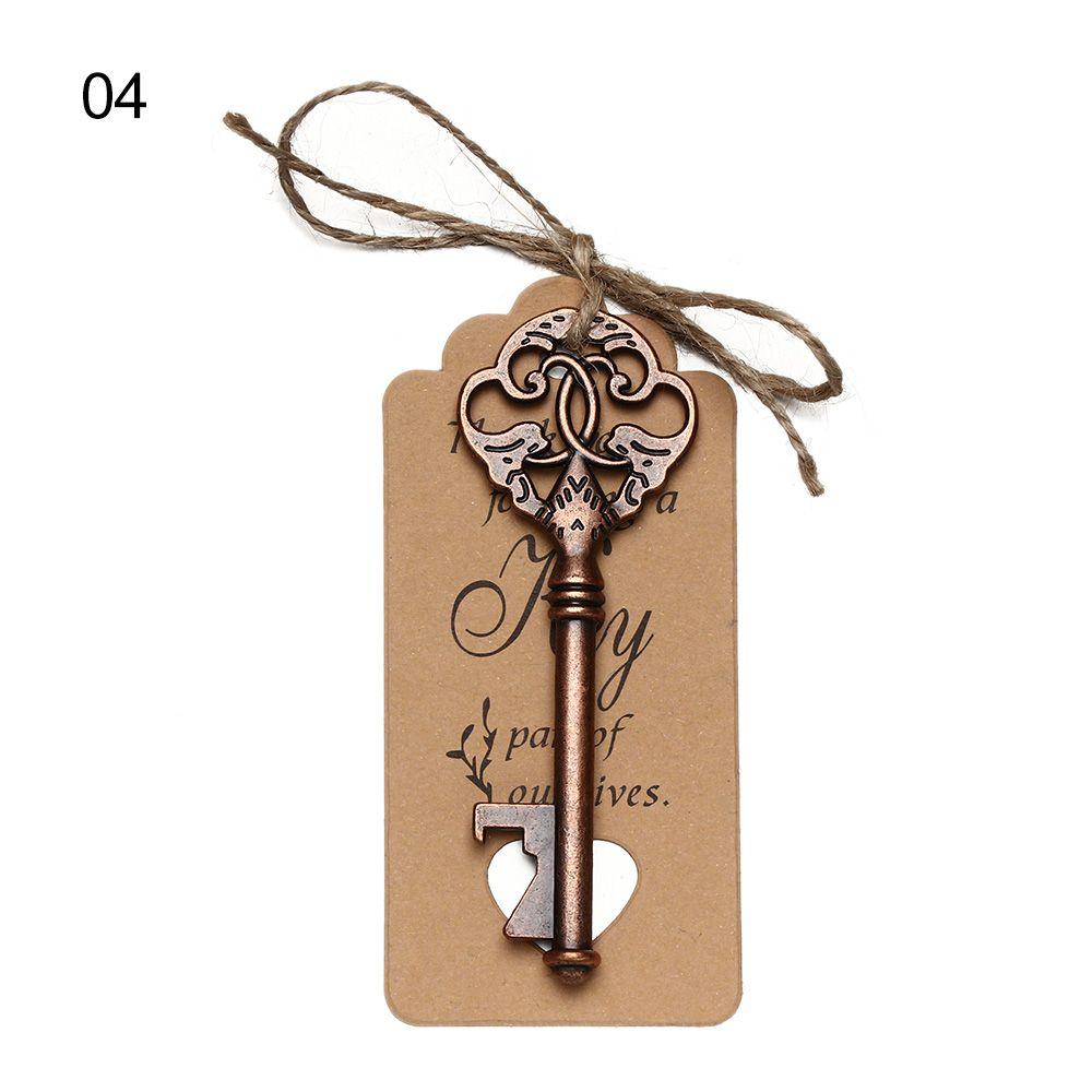 Vintage Party Favor Supplies Beer Opener Wine Keychain Souvenir Wedding Decor Key Bottle Opener