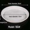 Thickened Round Plastic Flower Pot Water Tray - Large Draining Base for Succulents & Golden Pothos.