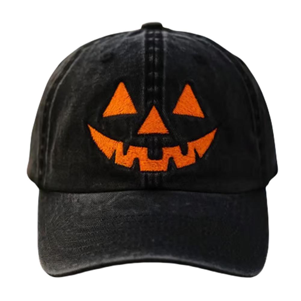 Halloween Hat Baseball Cap Embroidery Halloween Sun Hat Unisex Baseball Hat for Men and Women