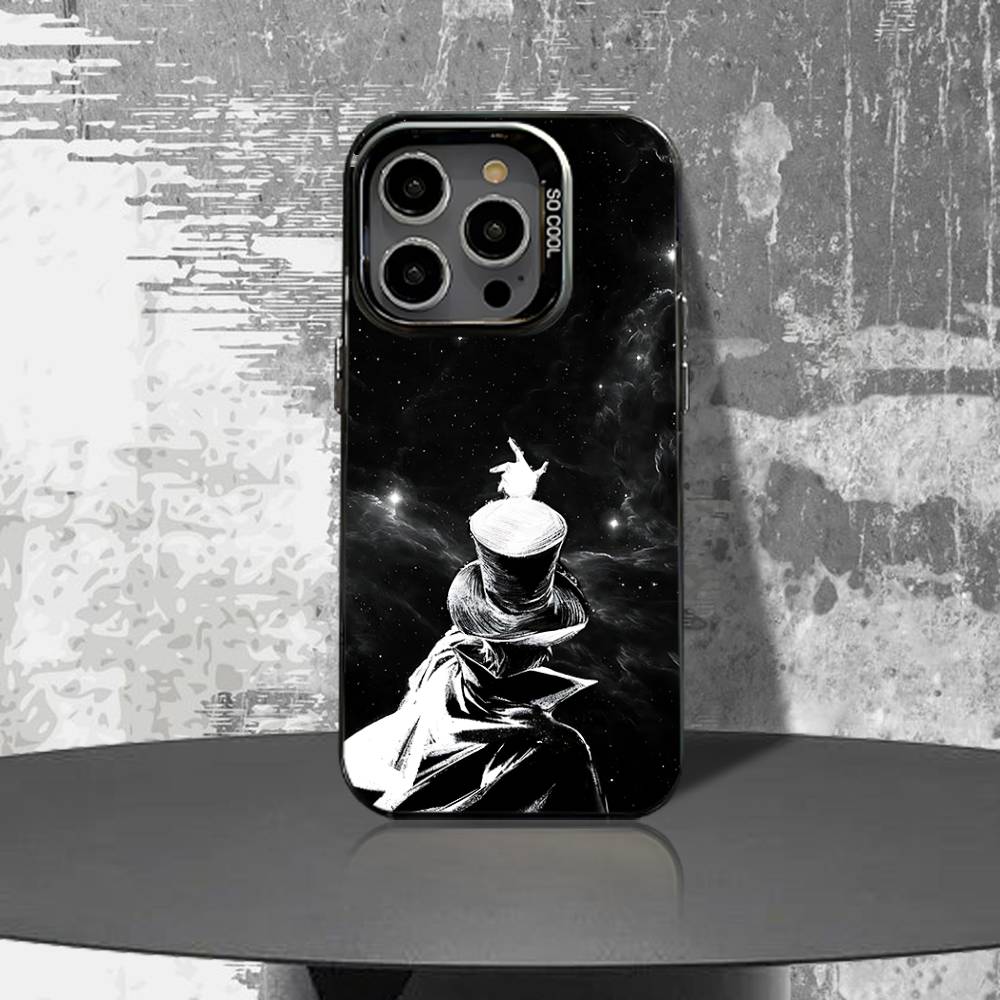 Чехол для телефона L-Lord of Mysteries Для iPhone 16,15,14,13,12,11,Pro,XS,Max,Plus,Mini,SE4,E Черный Матовый Ударопрочный Чехол