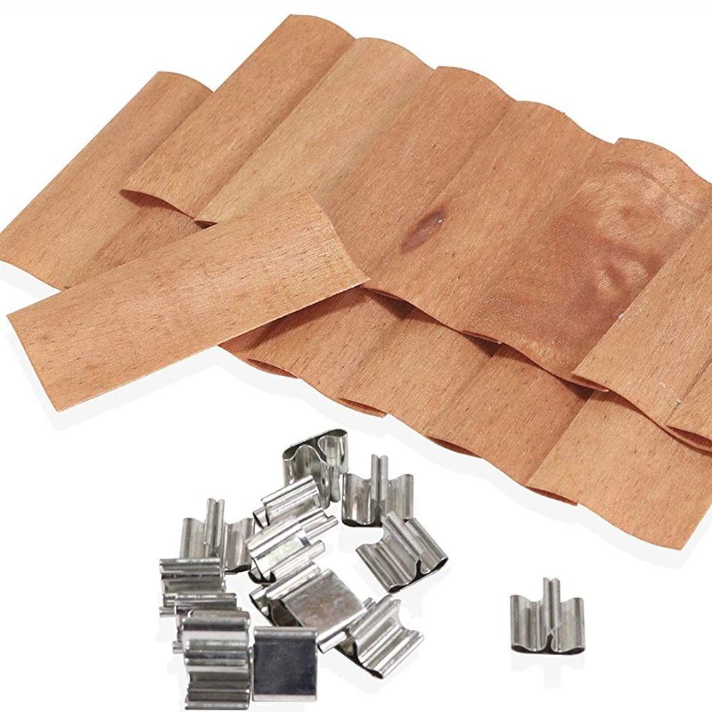 Candle Making With Base Handmade Large Flame Candle Cores Candle Accessory Candle Wicks Wood Chip